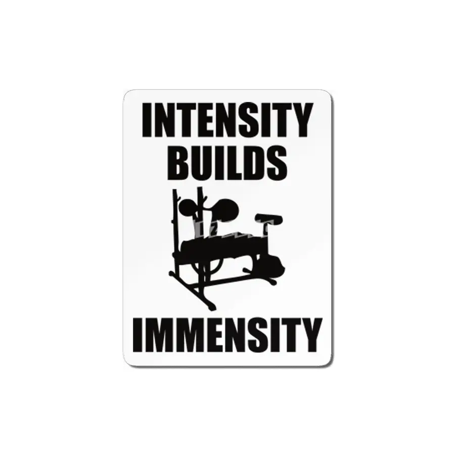 Bodybuilding - Intensity Builds Immensity MDF Tablo