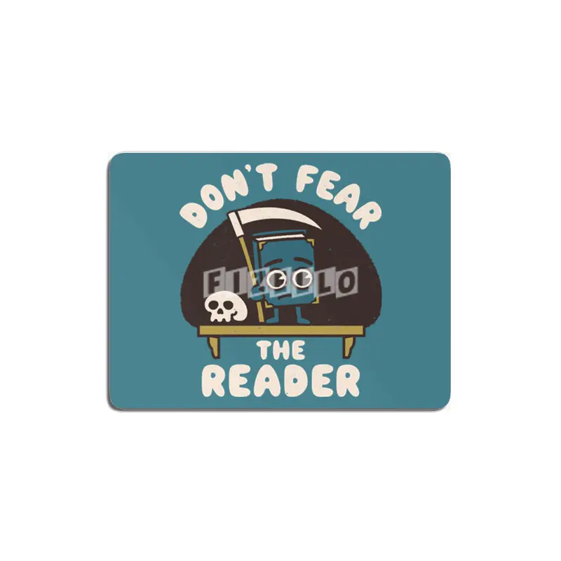 Don't Fear the Reader Kawaii Style Book Cartoon MDF Tablo