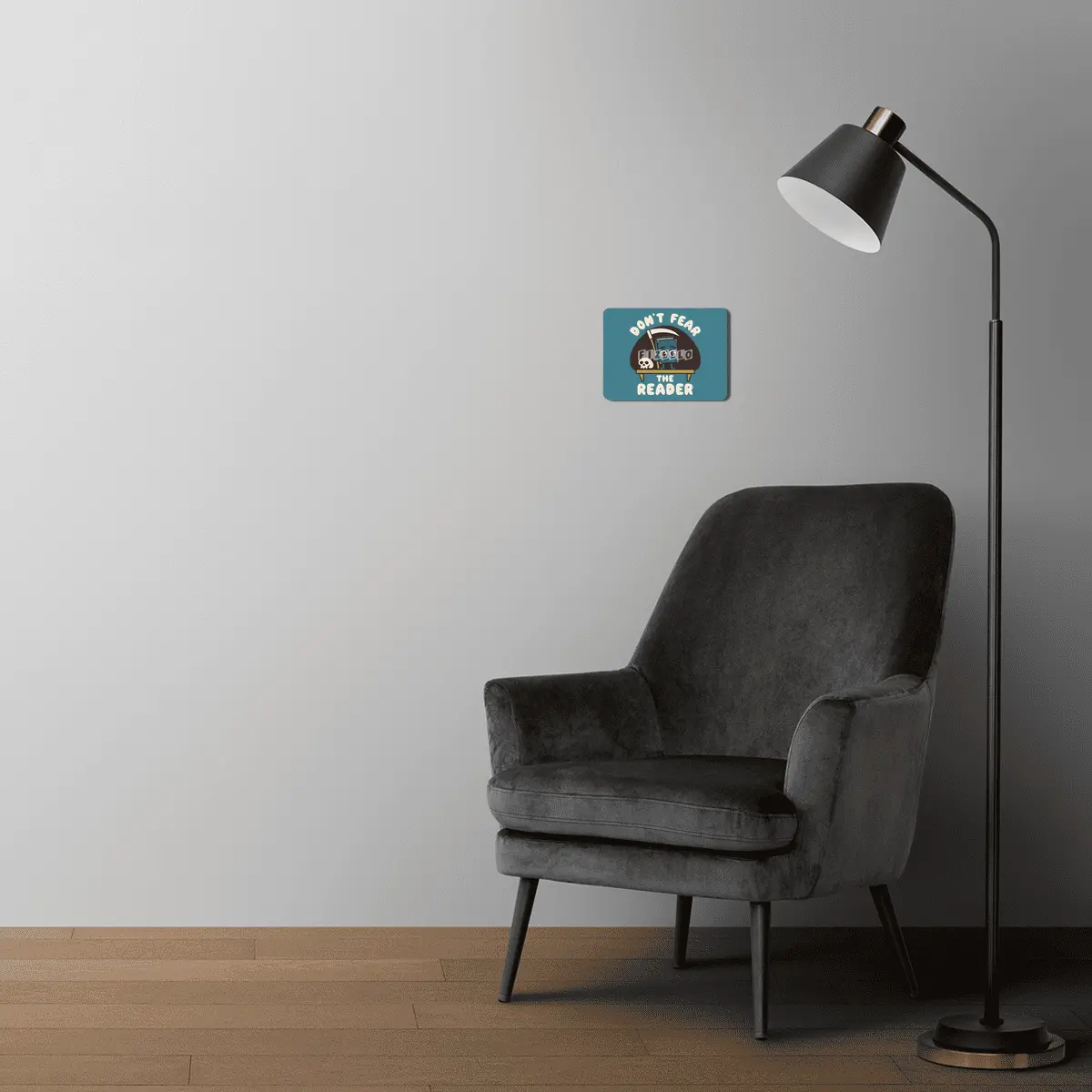 Don't Fear the Reader Kawaii Style Book Cartoon MDF Tablo