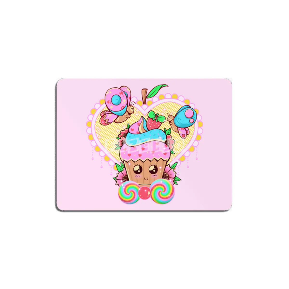 Kawaii Cupcake MDF Tablo