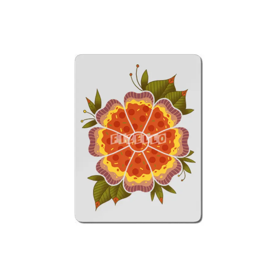 Pizza Flower MDF Tablo