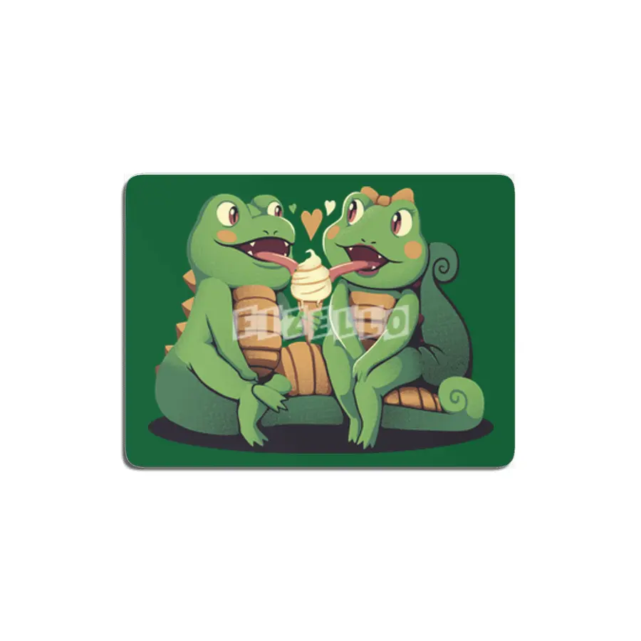 Gecko Love Ice Cream MDF Tablo