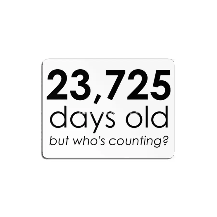 23,725 Days Old MDF Tablo