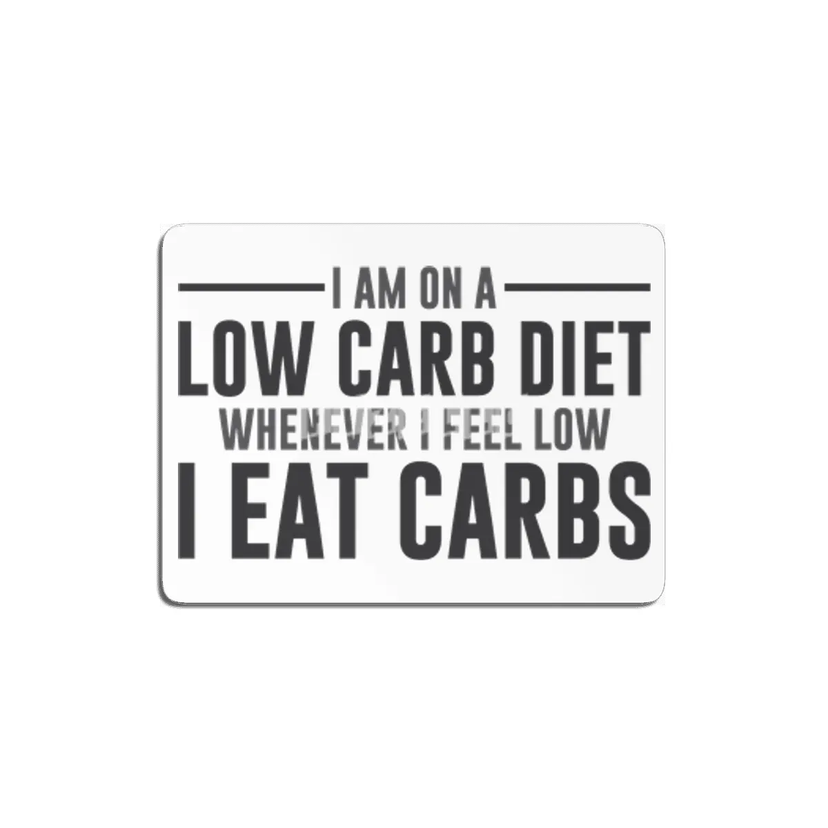 Feel Low Carbs MDF Tablo
