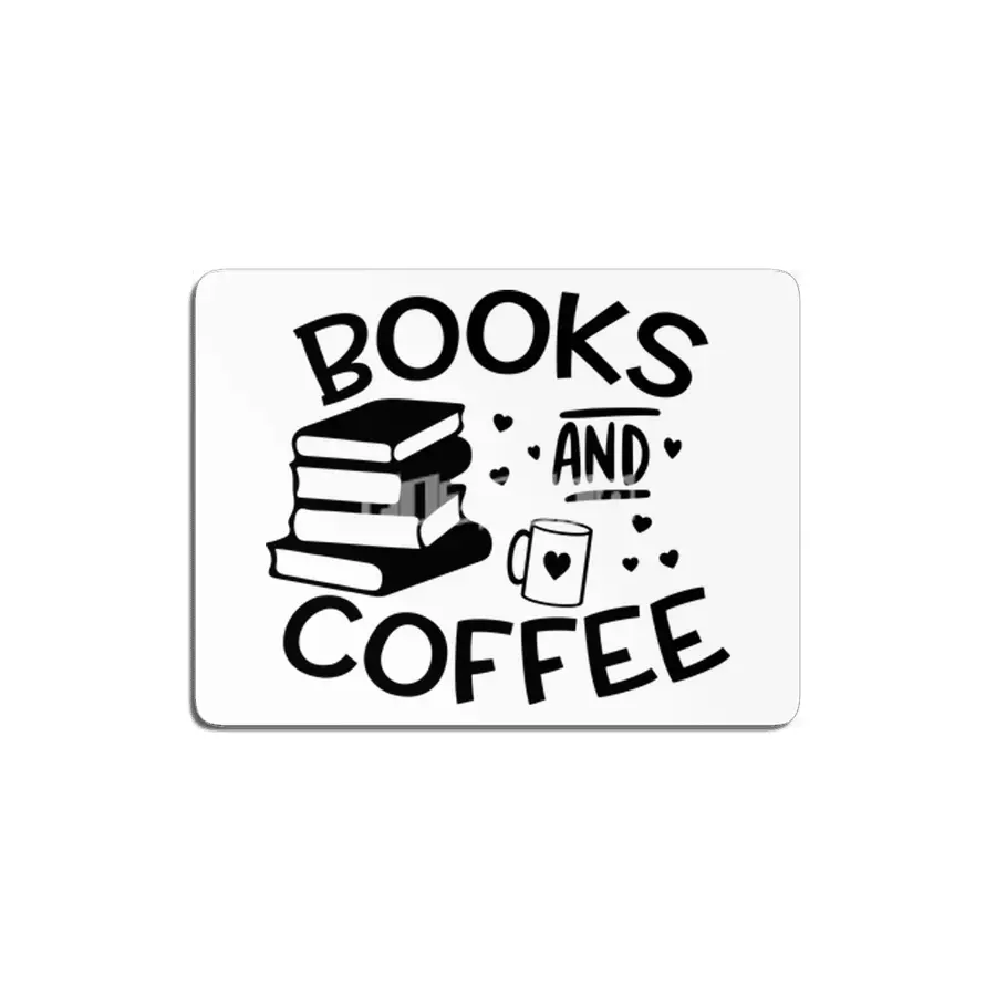 BOOKS AND COFFEE MDF Tablo