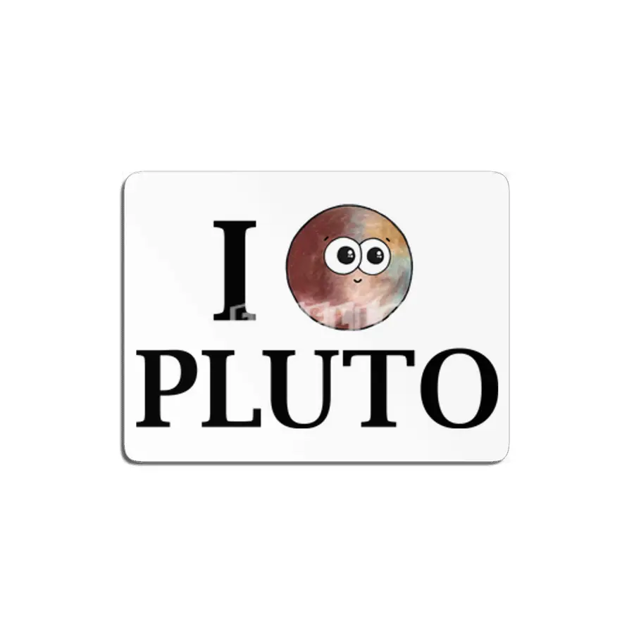 I Heart Pluto MDF Tablo