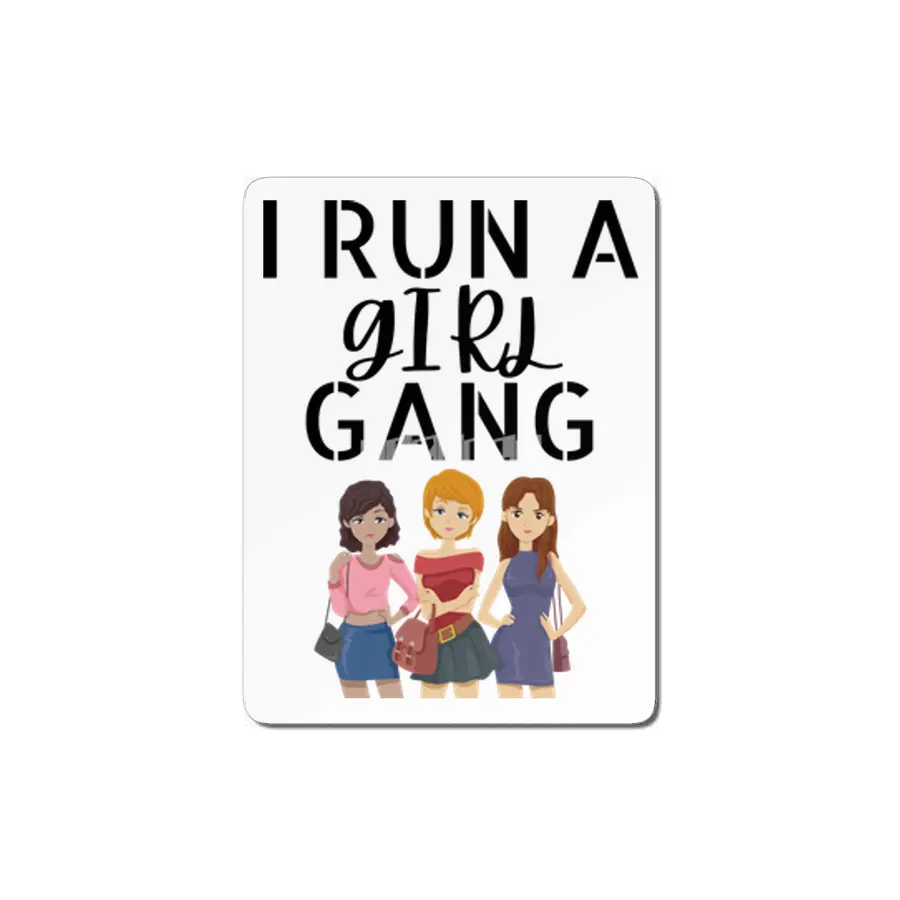 I run a girl gang, mama gift, mother's day MDF Tablo