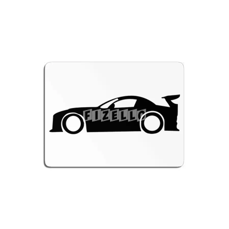 Drift Car Silhouette MDF Tablo