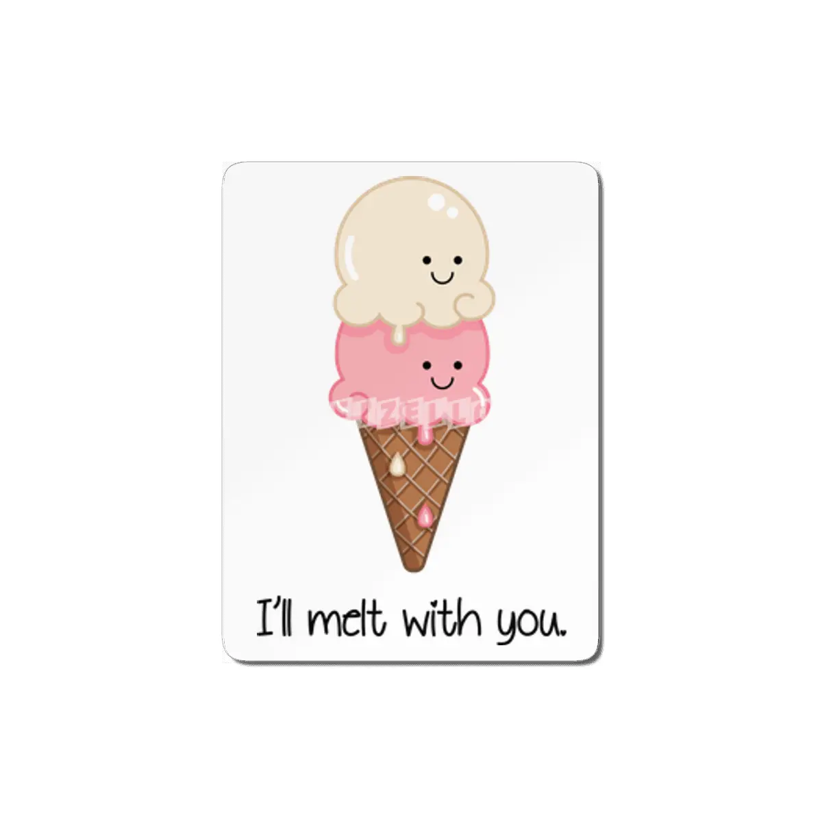 Ice Cream Lovers MDF Tablo