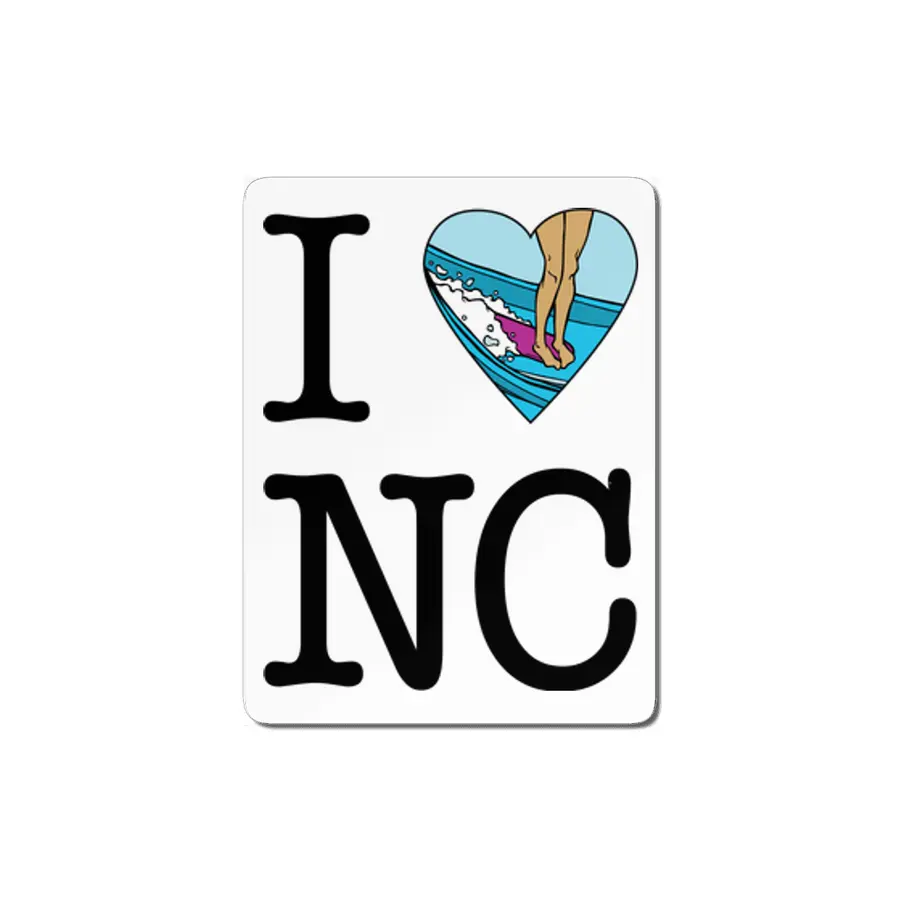 I Surf North Carolina MDF Tablo