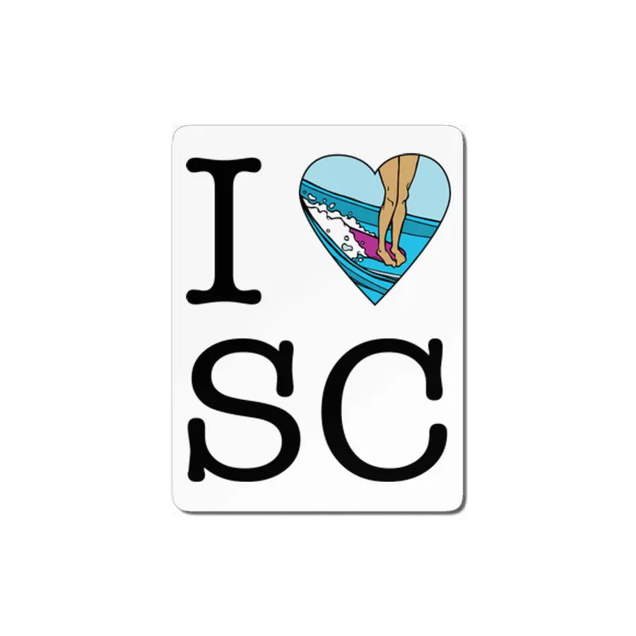 I Surf South Carolina MDF Tablo