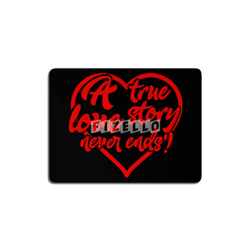 Valentine day qoute True Love story MDF Tablo