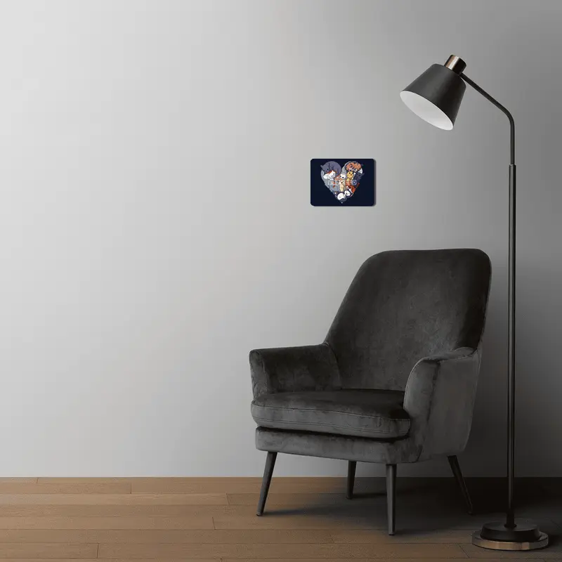 I Heart Cats! MDF Tablo