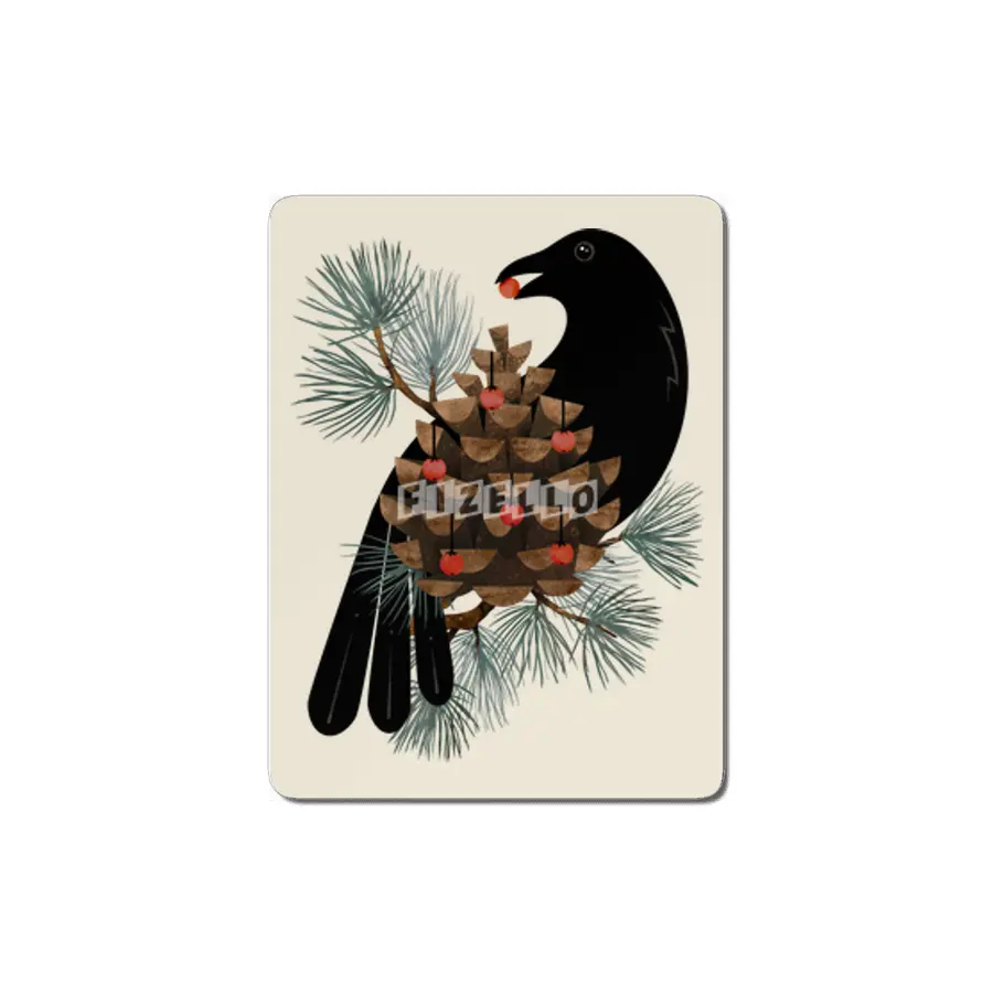 Bird & Berries MDF Tablo