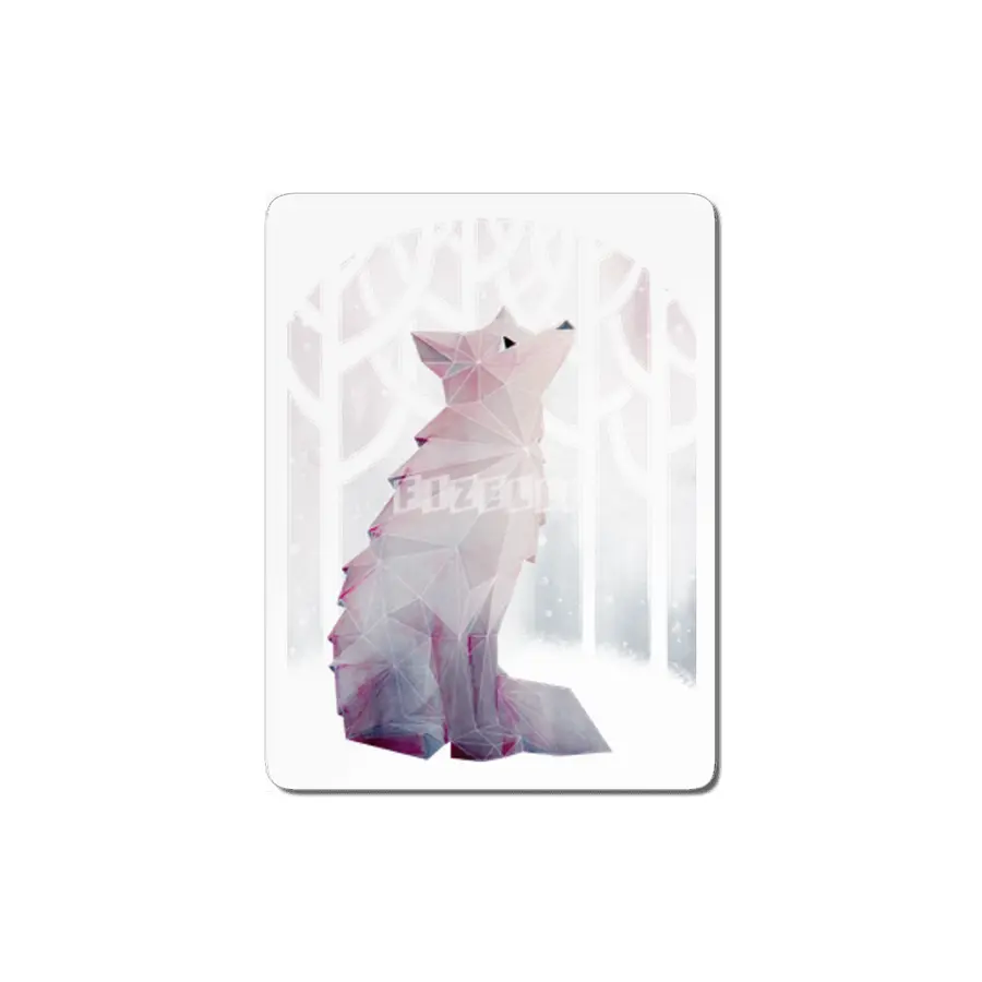 Fox in the Snow MDF Tablo