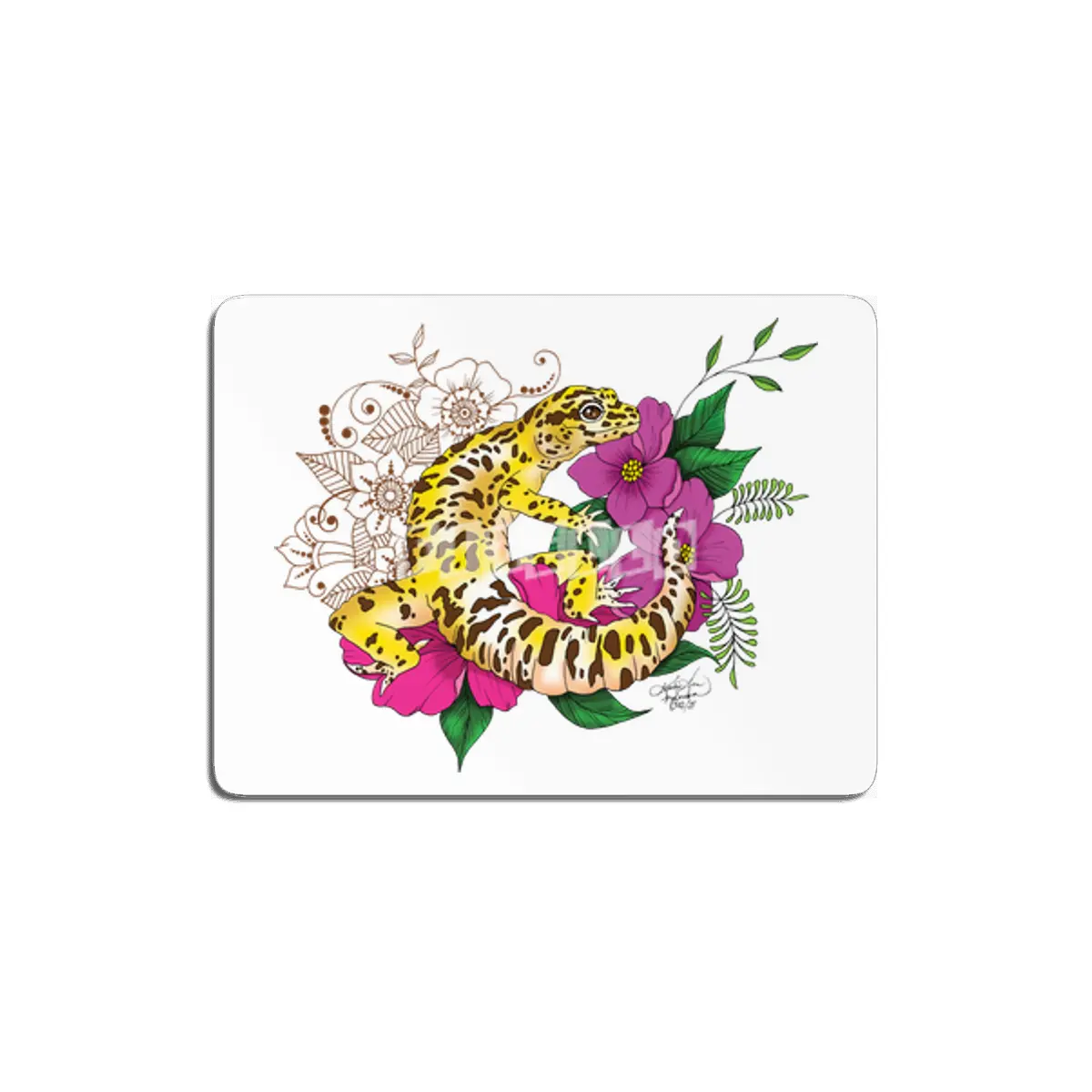 Leopard Gecko MDF Tablo