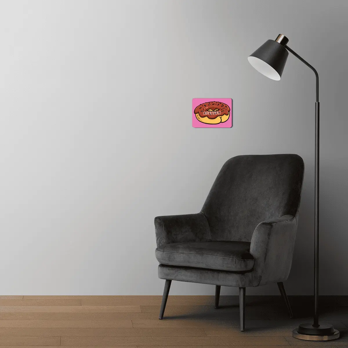Donut Butt MDF Tablo