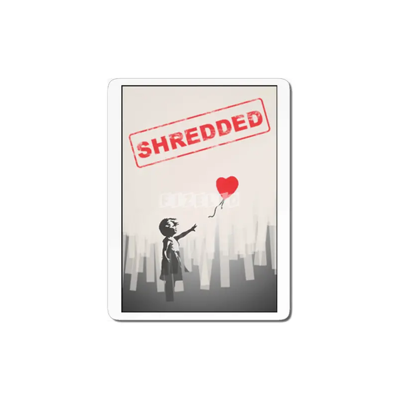Girl with a heart sh...redded! MDF Tablo