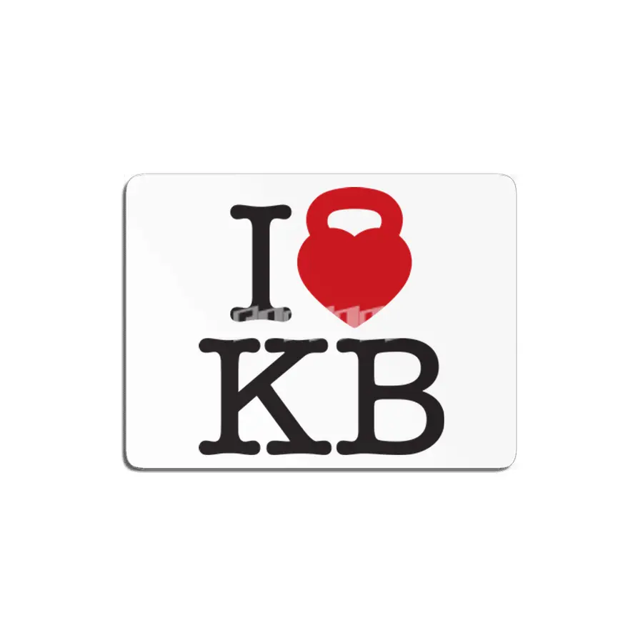 I Heart My Kettle Bell MDF Tablo
