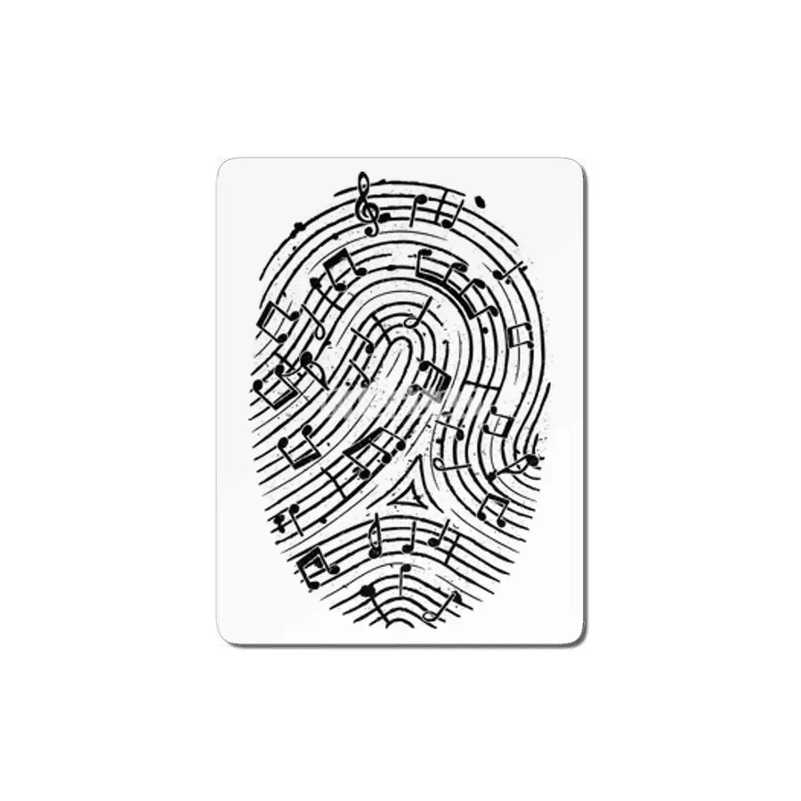Musical Fingerprint MDF Tablo