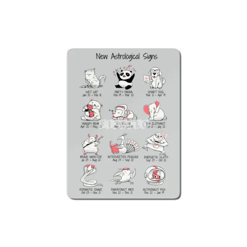 New Astrological Signs MDF Tablo