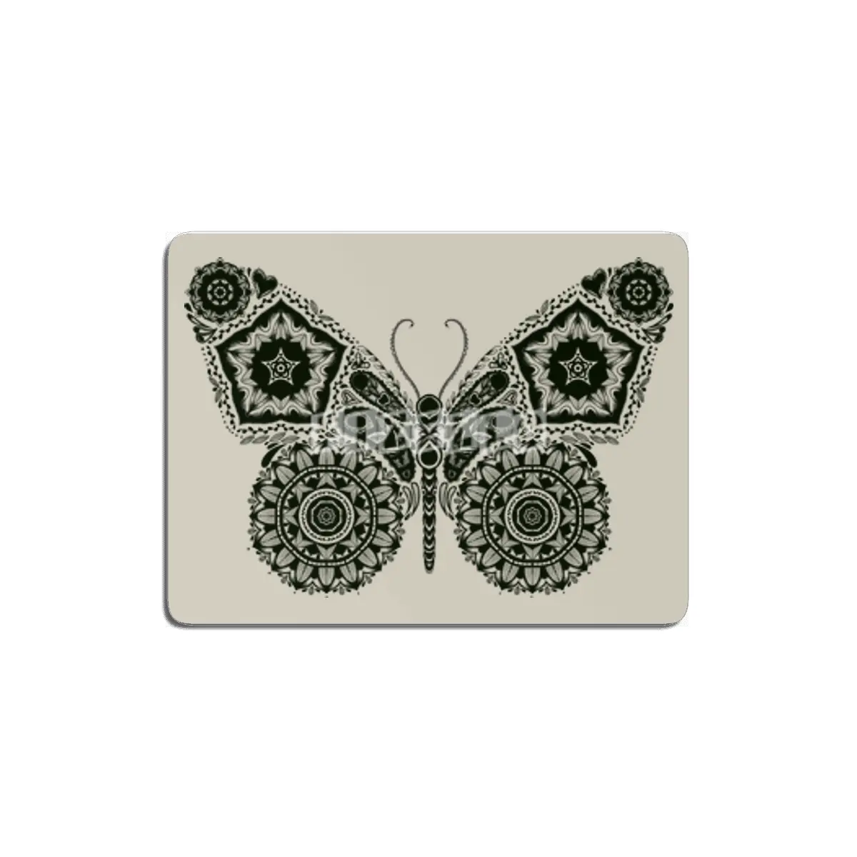 Ornamental Butterfly MDF Tablo