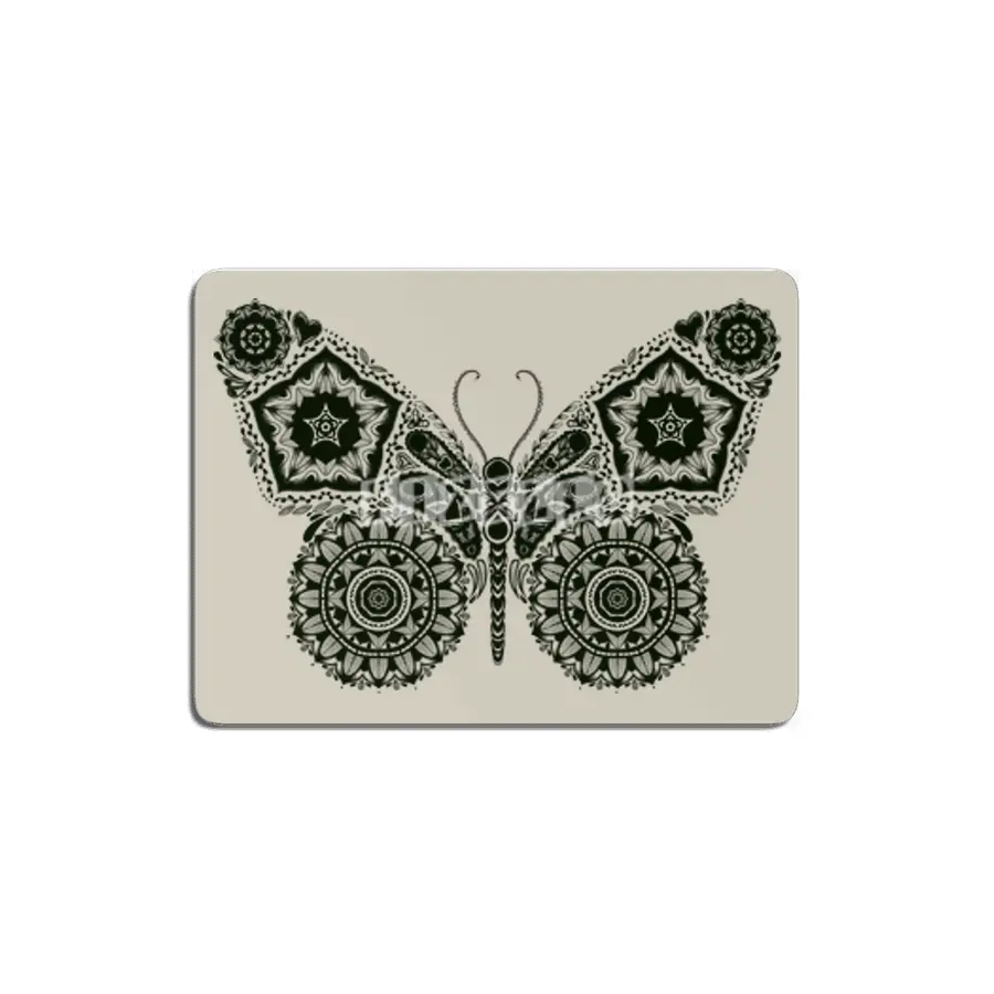 Ornamental Butterfly MDF Tablo