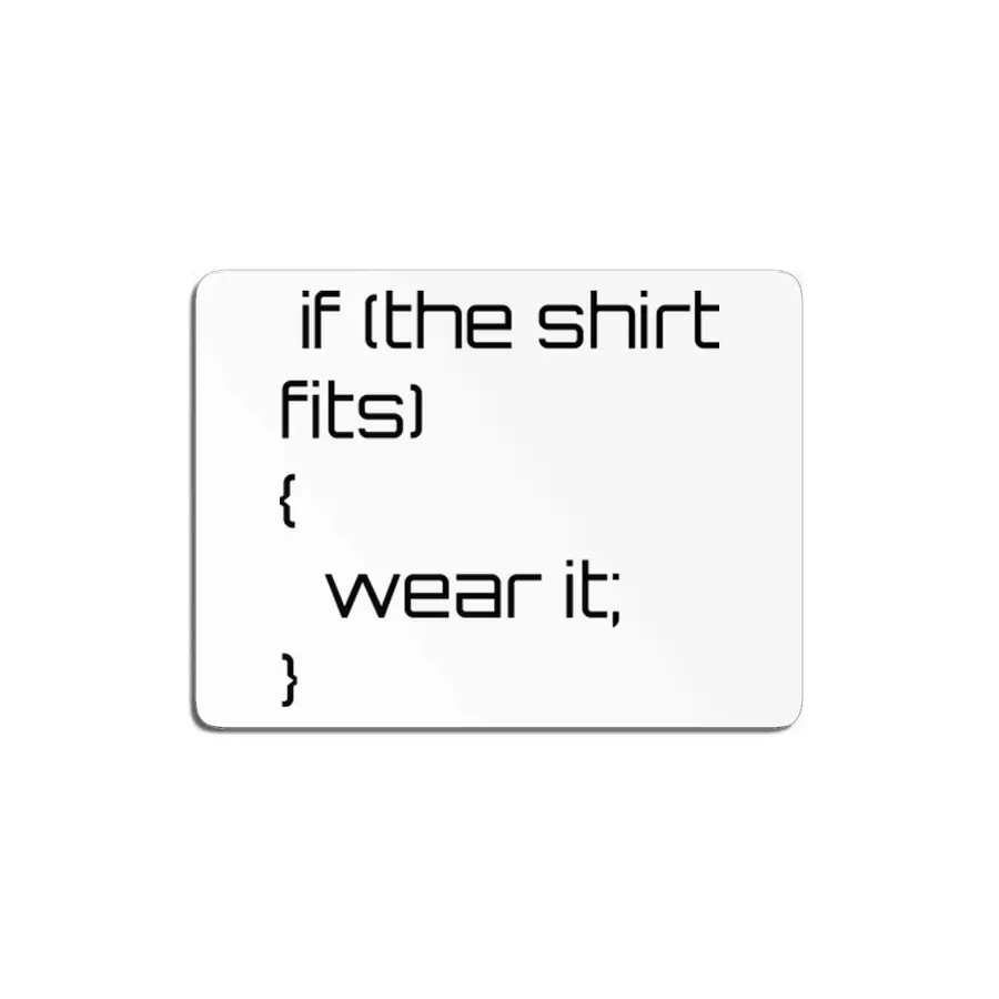If the shirt fits... MDF Tablo