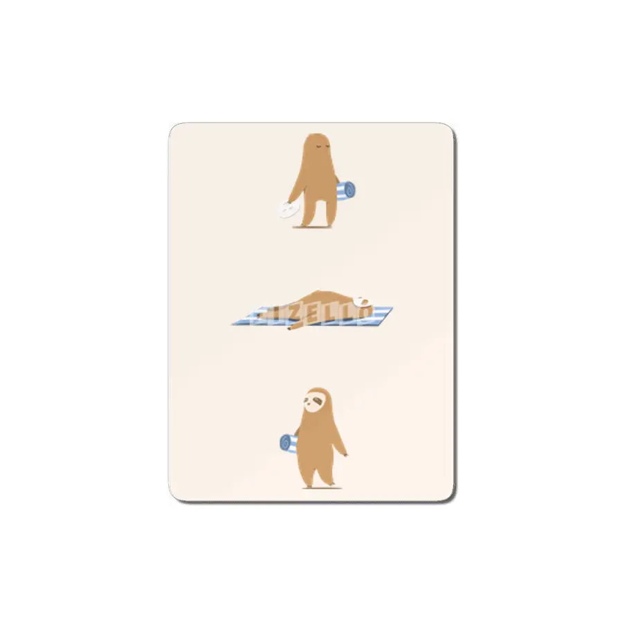 Sloth Tan Lines MDF Tablo