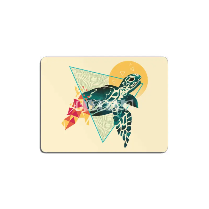 Geometric Turtle MDF Tablo
