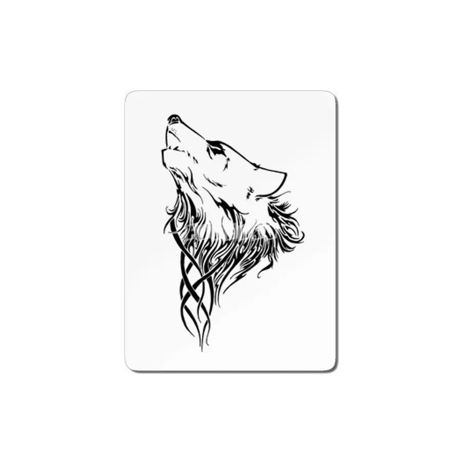 Tribal Wolf MDF Tablo