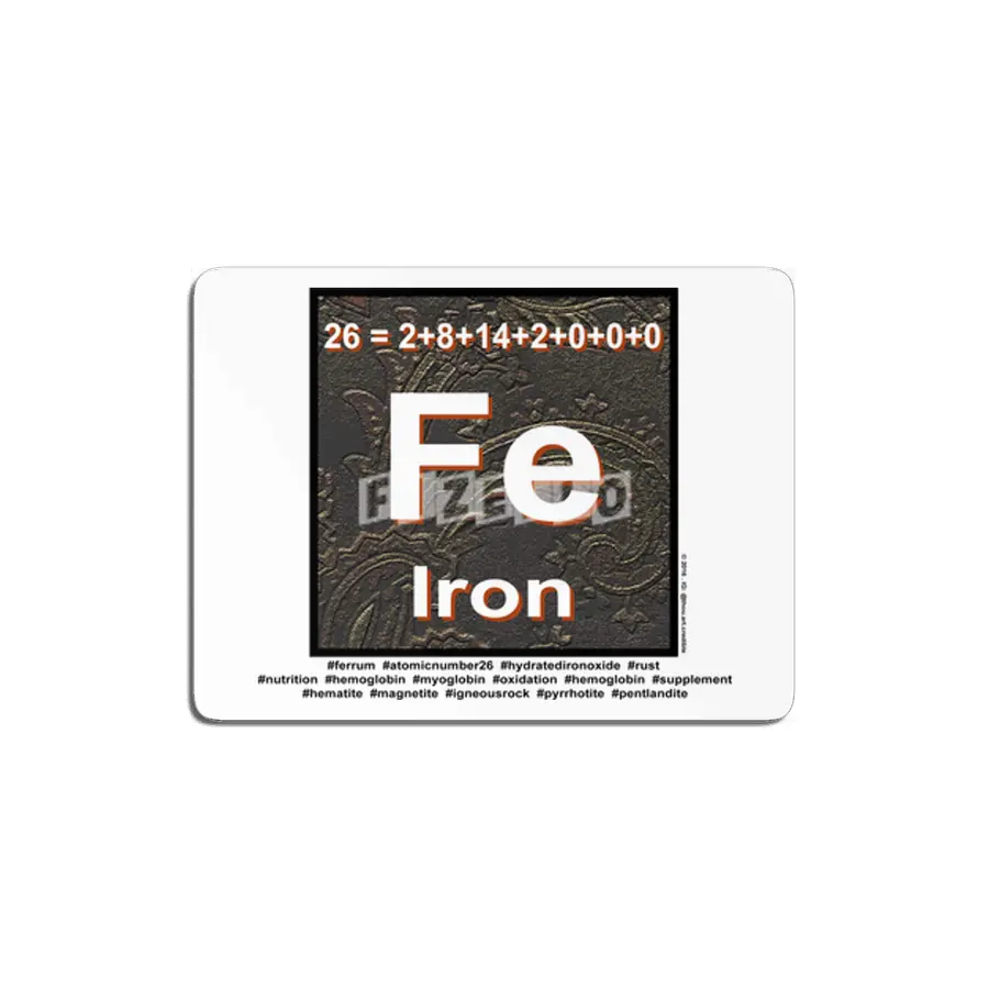 Iron (in color) MDF Tablo