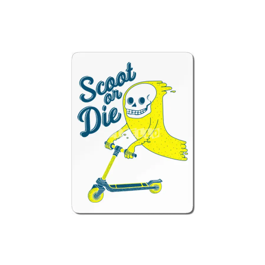 Scoot Or Die MDF Tablo