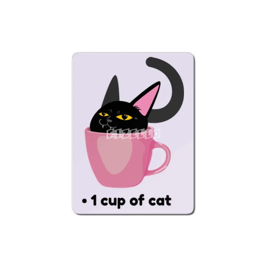 1 Cup Of Cat MDF Tablo