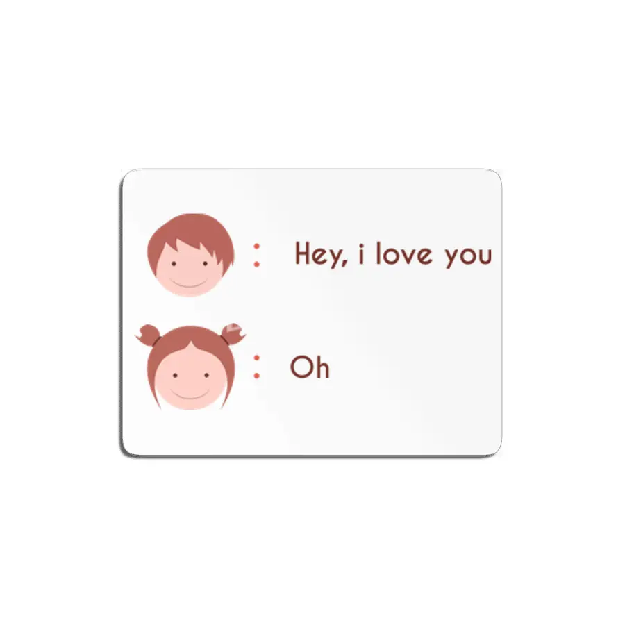 Hey, i love you MDF Tablo