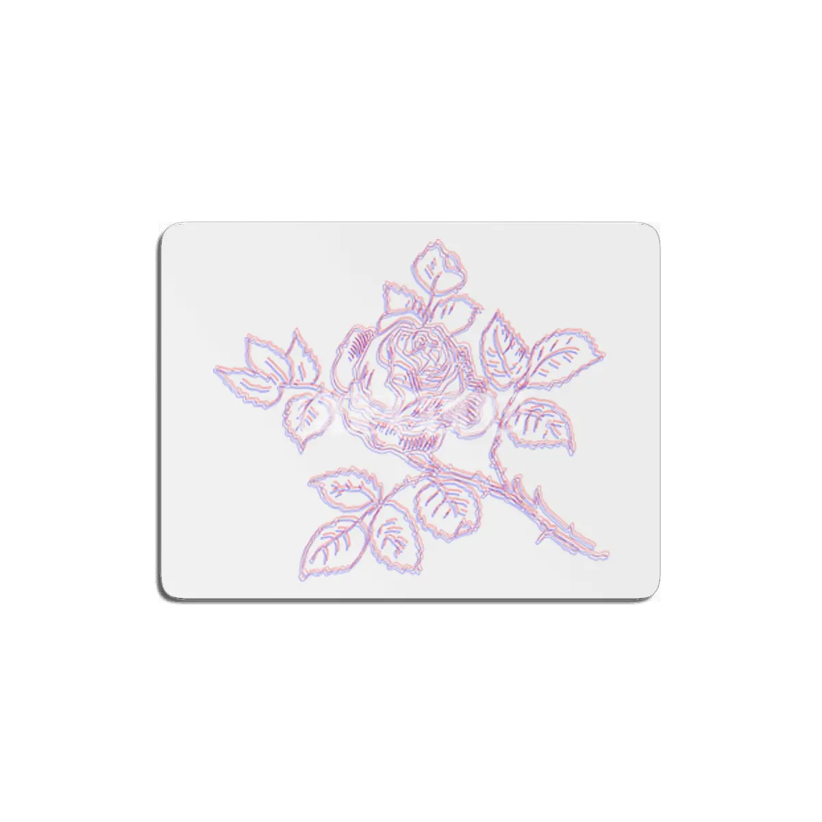 vintage rose MDF Tablo