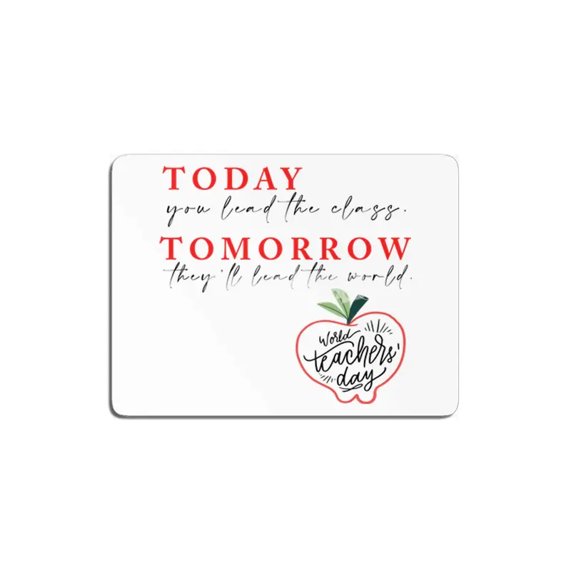 World Teacher's Day MDF Tablo