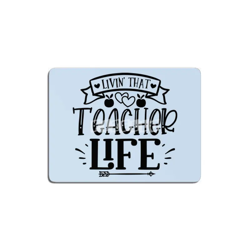 Living That Teacher Day MDF Tablo