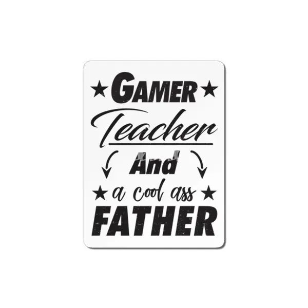 Gamer Teacher Father MDF Tablo