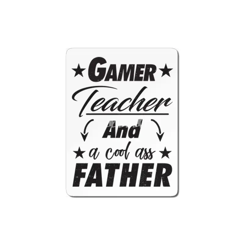 Gamer Teacher Father MDF Tablo