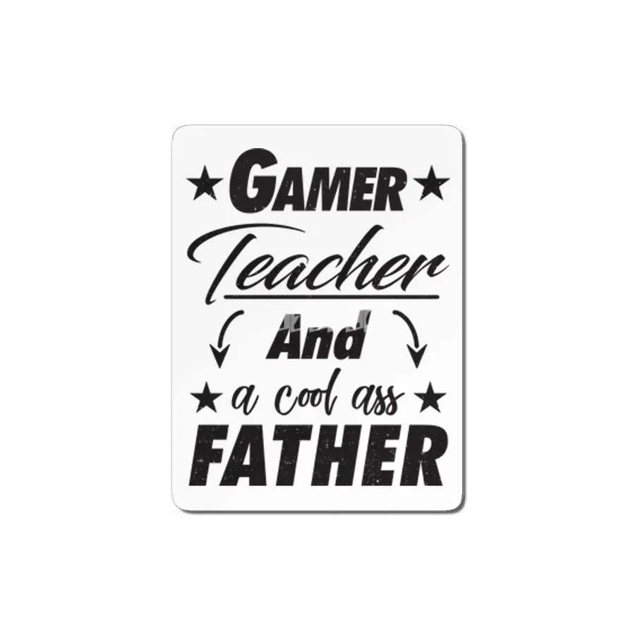Gamer Teacher Father MDF Tablo