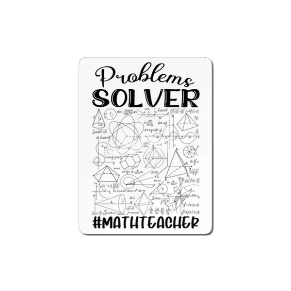 Math Teacher - Problem Solver MDF Tablo