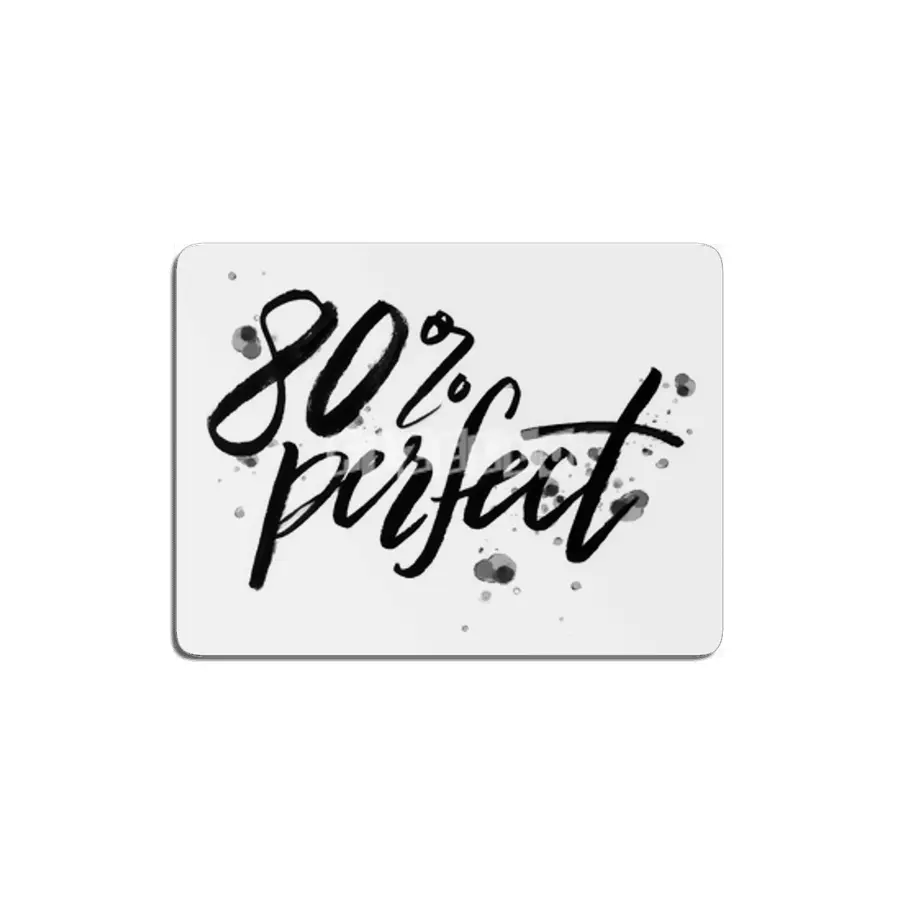 80% Perfect - Black MDF Tablo
