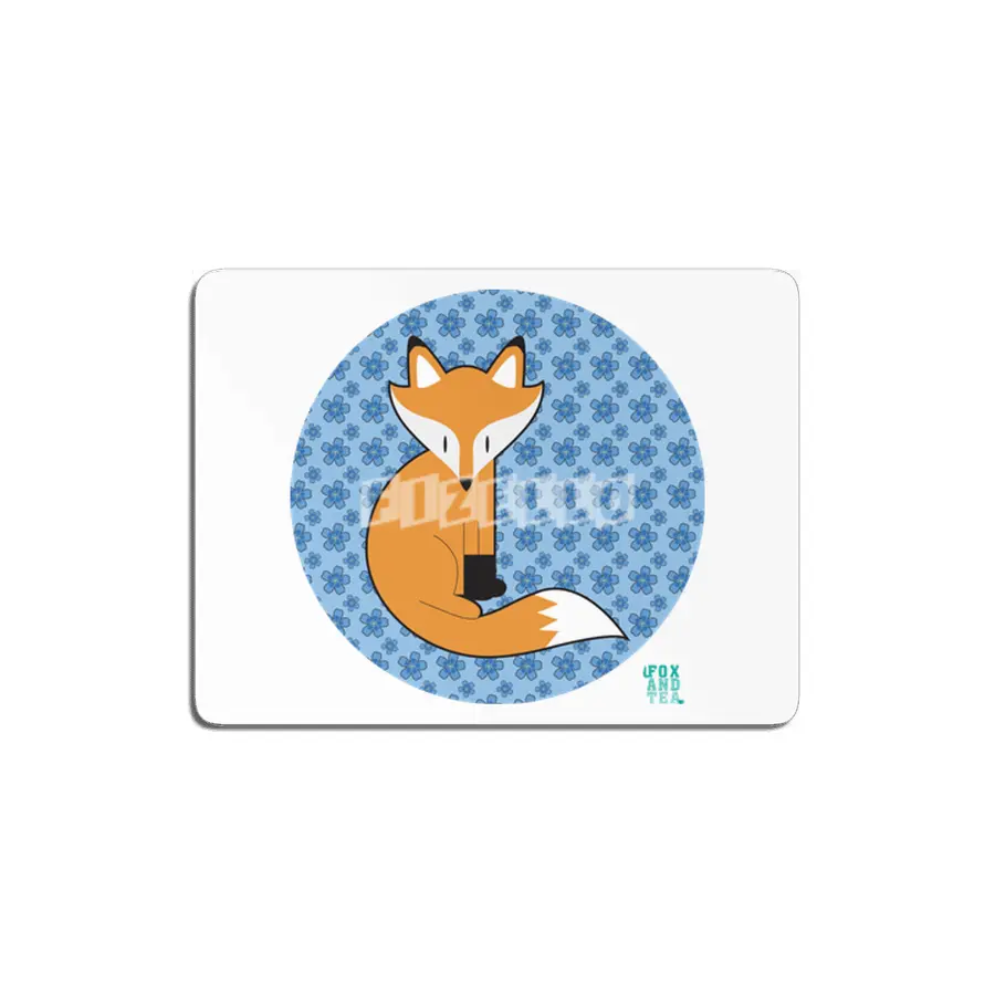 Fox And Tea_ flower power MDF Tablo