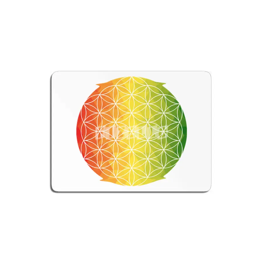 Rasta Flower of Life MDF Tablo
