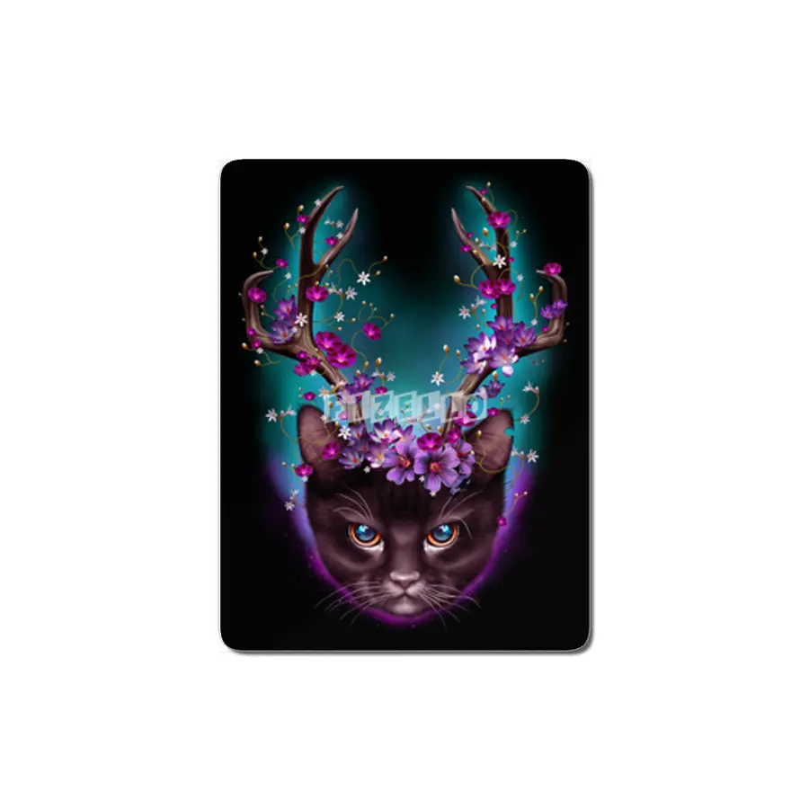 CAT'S FLOWER POWER MDF Tablo