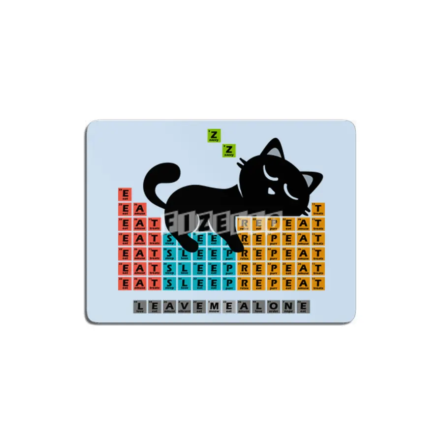 Cat Periodic Table MDF Tablo