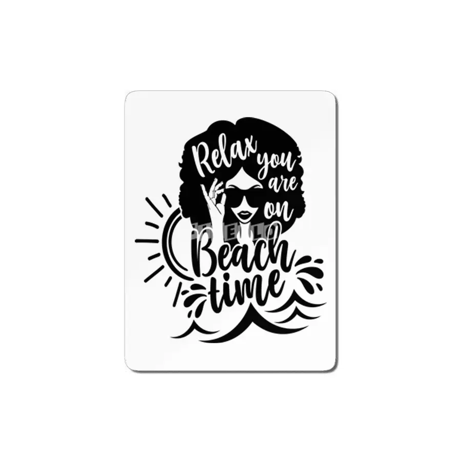 Relax You Are on Beach Time MDF Tablo