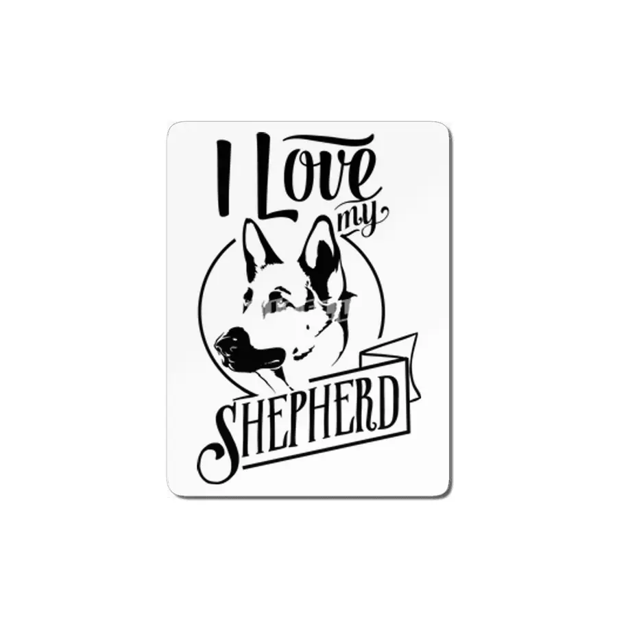 I Love My German Shepherd MDF Tablo