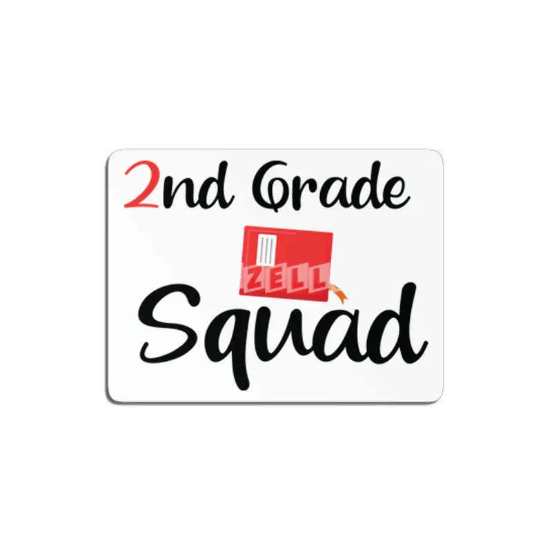 2nd Grade Squad MDF Tablo